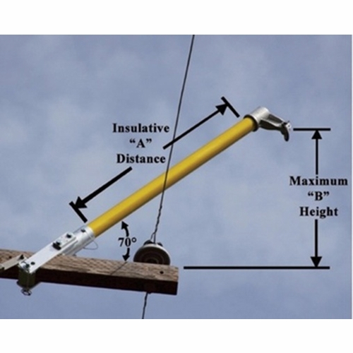 Hastings 5571 Convertible Cross Arm Gin With 58 Inch  Mast