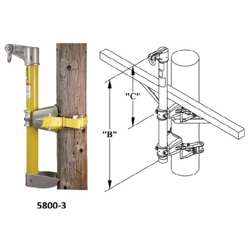 HASTINGS 5800-3 Heavy Duty Gin with Ratchet/Strap