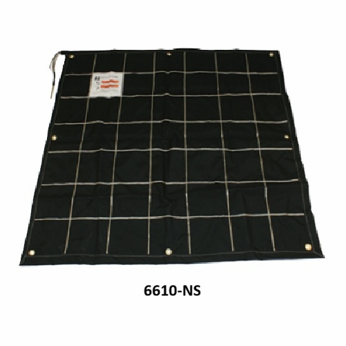 HASTINGS 6610-NS Ground Mat, Non-Skid, Black, 58 inches x 58 inches