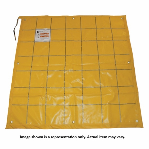 HASTINGS 6615 Ground Mat, Yellow, 58 inches x 120 inches