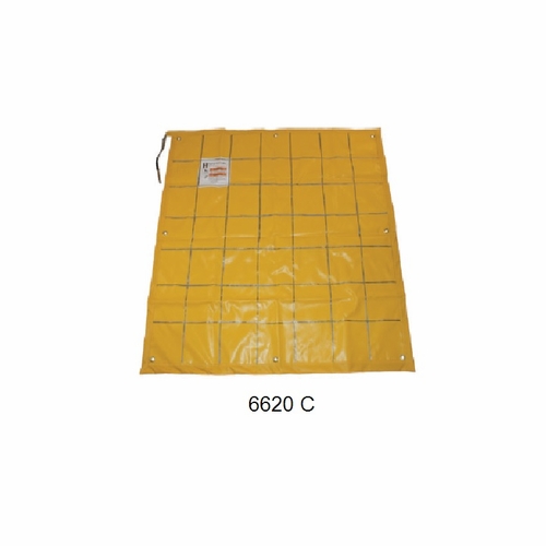 Hastings 6620-C Ground Mat, Yellow 120 X 120 Inches With Connector