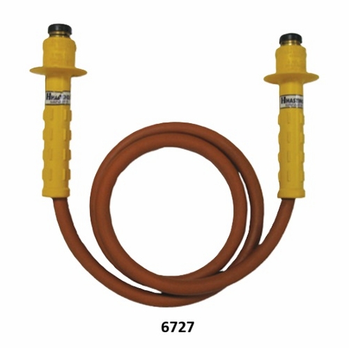 HASTINGS 6727 Number 2, 15 KV Insulated Jumper (Medium Heads) 8 foot