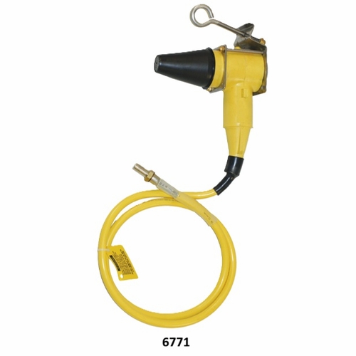 HASTINGS 6771 Grounded Parking Stand, 15KV, with Threaded Ferrule