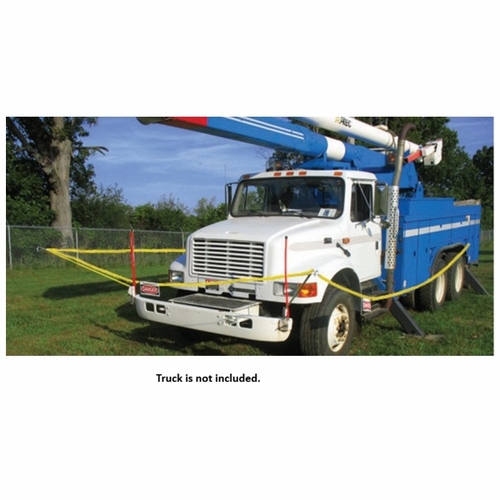 HASTINGS 6795  Truck Safety Barrier with 4 four ft.  Arms, 4 Signs and 150 ft. of Rope