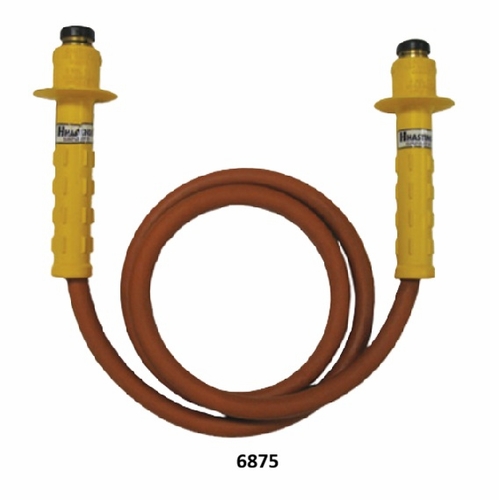 HASTINGS 6875 Jumper, 2/0 - 8 FT - 25 KV with Large Range Heads - Yellow