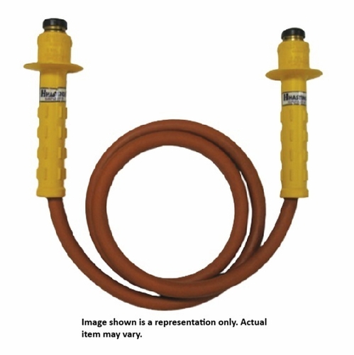 HASTINGS 6877 Jumper, 2/0 - 12 FT - 25 KV with Large Range Heads - Yellow
