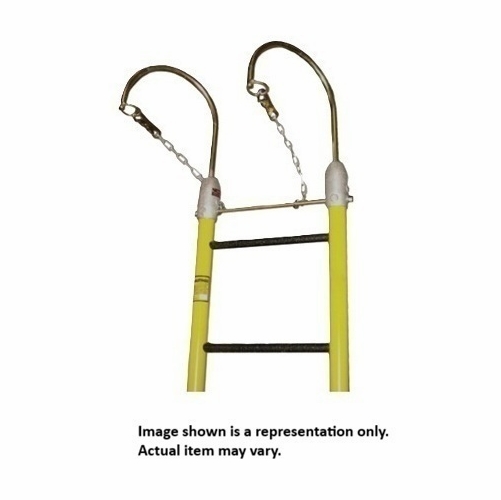 HASTINGS 7245 Light Duty Tower Ladderr, Fiberglass, 8 ft. with 16 inch Hooks