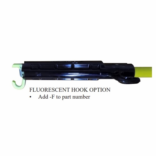 HASTINGS 81-524-F Sectional Shotgun Stick Pkg w/Base Head Intermed. Sections, Fluor.Hook, Case