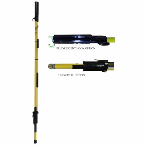 HASTINGS 81-814-U-F Tel-O-Pole Telescopic Shotgun Stick 8-14 ft Universal, Fluorescent Hook Options