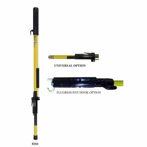 Hastings 8104-U-F Fixed Length Shotgun Stick W/External Operating Rod W/ Universal And Fluor. Option