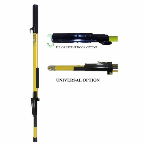 Hastings 8106-U-F Fixed Length Shotgun Stick W/External Operating Rod W/ Universal And Fluor. Option