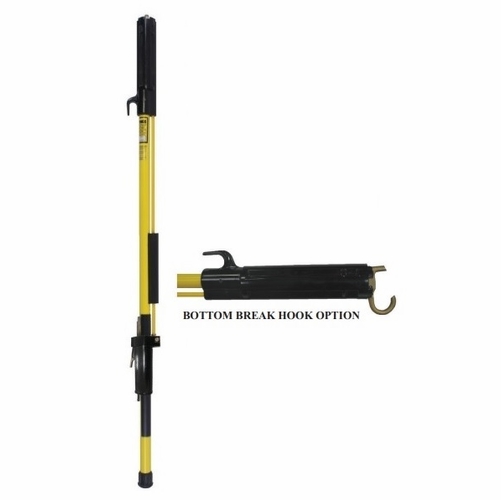 HASTINGS 8106-X Fixed Length Shotgun Stick w/Extern. Operating Rod w/Bottom Break Hook