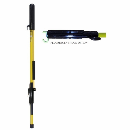 Hastings 8108-F Fixed Length Shotgun Stick With Ext. Operating Rod And Fluorescent Hook