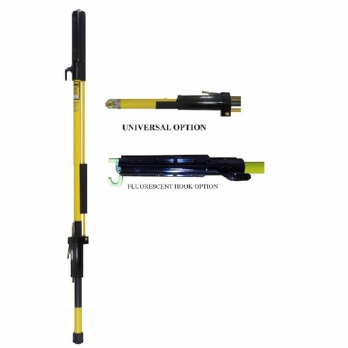 Hastings 8108-U-F Fixed Length Shotgun Stick W/External Operating Rod W/ Universal And Fluor. Option