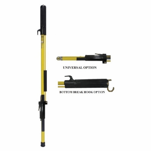 Hastings 8108-U-X Fixed Length Shotgun Stick W/Extern. Operating Rod W/ Univ Fitting, Boottom Break