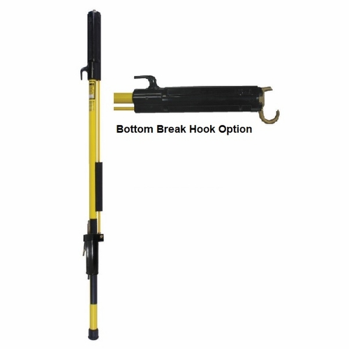 Hastings 8112-X Fixed Length Shotgun Stick W/External Operating Rod W/Bottom Break Hook Option