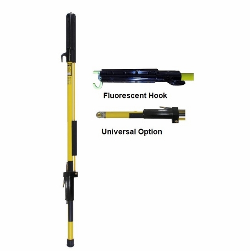 Hastings 8114-U-F Fixed Length Shotgun Stick W/Ext Operating Rod W/Universal Fitting And Fluro.Hook