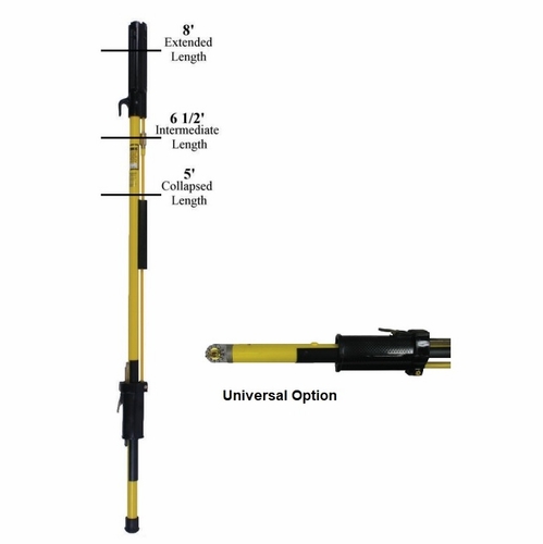 Hastings 8158-80-U Tel-O-Pole Shotgun Stick With Universal Option