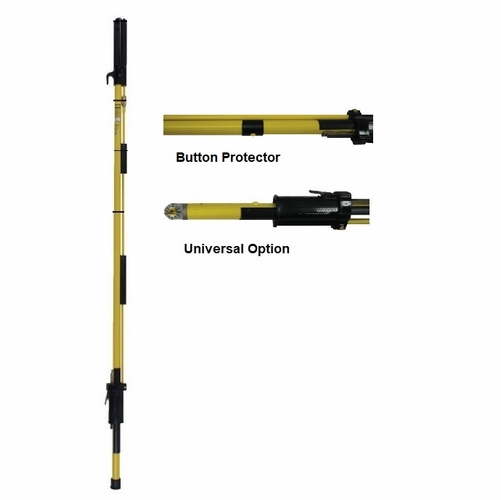 Hastings 81611-Bp-U Tel-O-Pole Shotgun Stick 6.5 Ft - 11 Ft W/ Button Protector, Universal Option