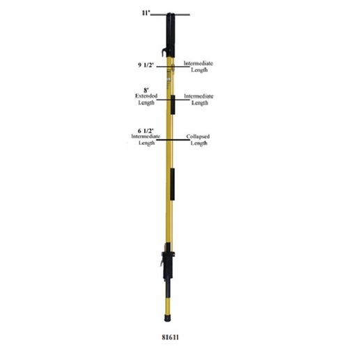 HASTINGS 81611 Tel-O-Pole Telescopic Shotgun Stick 6 ft.6in. to 11 ft.
