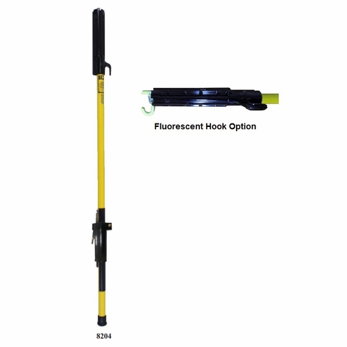 Hastings 8204-F Fixed Length Shotgun Stick 4Ft 6In W/Internal Operating Rod And Fluorescent Hook