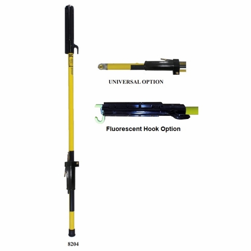 HASTINGS 8204-U-F Fixed Length Shotgun Stick 4ft 6in w/Internal Operating Rod, Universal, Fluor. Hoo