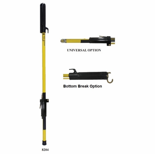 Hastings 8204-U-X Fixed Length Shotgun Stick 4Ft 6In W/Internal Operating Rod, Universal, Bottom Bre