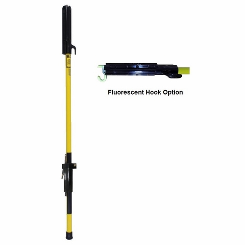 Hastings 8208-F Fixed Length Shotgun Stick 8Ft 6In W/Internal Operating Rod And Fluorescent Hook