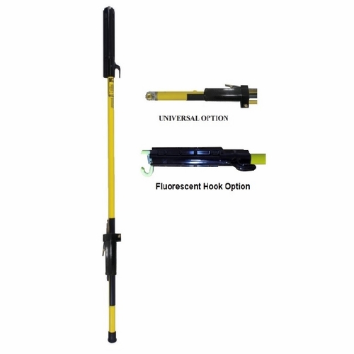 HASTINGS 8208-U-F Fixed Length Shotgun Stick 8ft 6in w/Internal Operating Rod, Universal, Fluor. Hoo