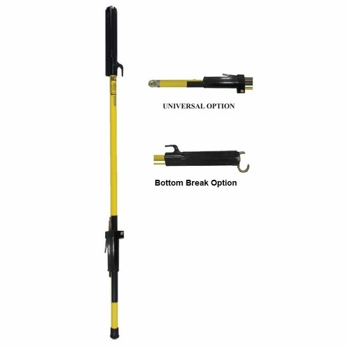 Hastings 8208-U-X Fixed Length Shotgun Stick 8Ft 6In W/Internal Operating Rod, Universal, Bottom Bre