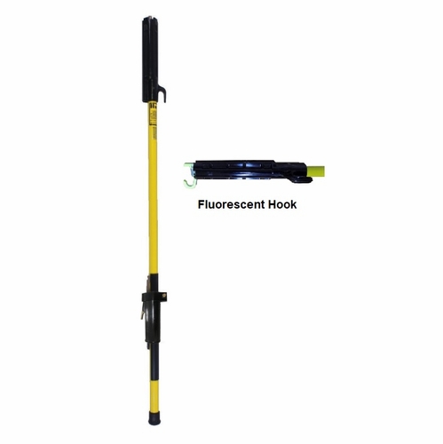 HASTINGS 8212-F Fixed Length Shotgun Stick 12ft 6in w/Internal Operating Rod and Fluorescent Hook