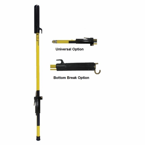 HASTINGS 8212-U-X Fixed Length Shotgun Stick 12.5 ft  w/Internal Operating Rod, Universal, Bottom Br