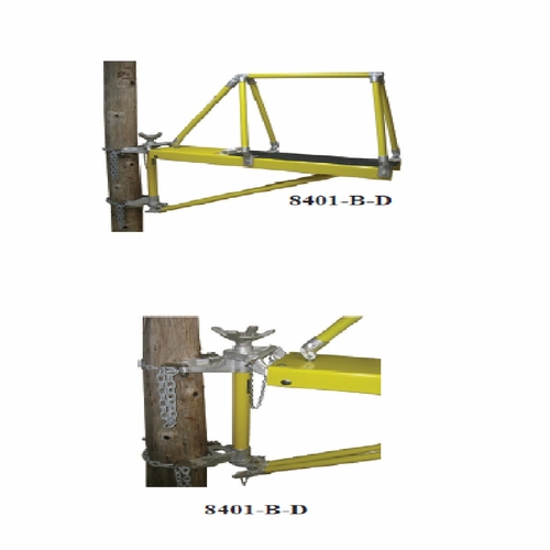 Hastings 8401-B-D 4 Foot  Platform With Horizontal Rail And Short Clearance Pivot Style Attachment N