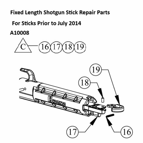 Hastings A10008 Side Break Hook Assembly