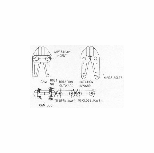 HASTINGS A11015 Replacement Jaws for 10-1050 Cutter Series