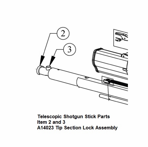 Hastings A14023 Tip Section Lock Assembly