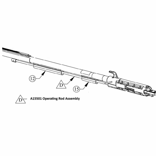 HASTINGS A15501 Operating Rod Assembly