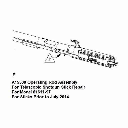 Hastings A15509 Operating Rod Assembly