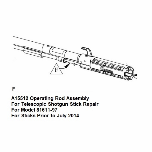 Hastings A15512 Operating Rod Assembly