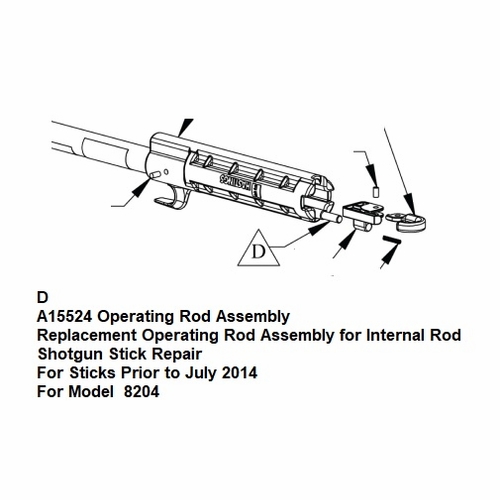 Hastings A15524 Operating Rod Assembly New