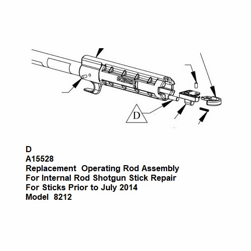 Hastings A15528 Operating Rod Assembly New