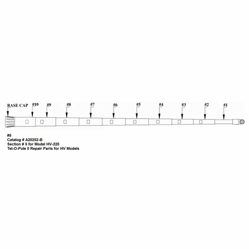 Hastings A20252-B Section  5 For Model Hv-220