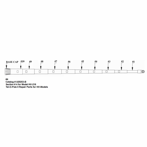 Hastings A20253-B Section  4 For Model Hv-216