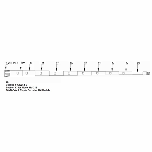 HASTINGS A20254-B Section 3 for Model HV-212