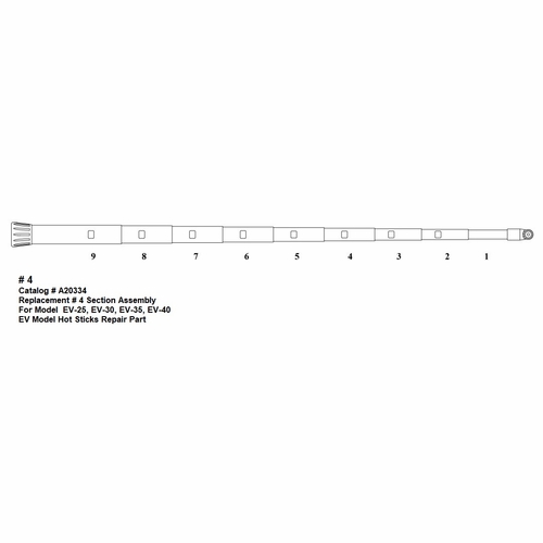 HASTINGS A20334 Replacement Number 4 Section Assembly - EV-25, EV-30, EV-35, EV-40