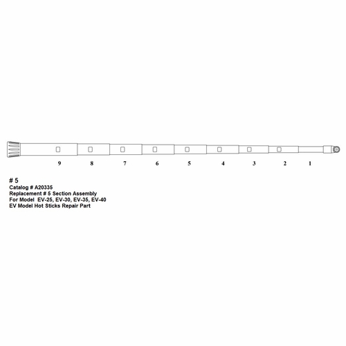 HASTINGS A20335 Replacement Number 5 Section Assembly - EV-25, EV-30, EV-35, EV-40