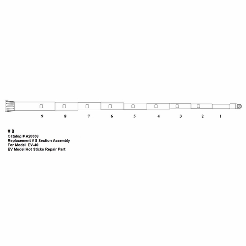 HASTINGS A20338 Replacement Number 8 Section Assembly - for Model EV-40