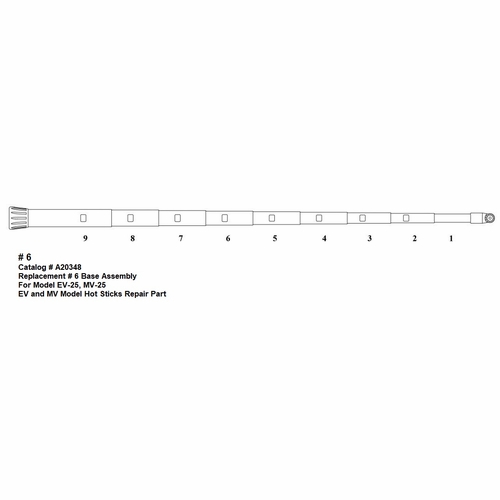 HASTINGS A20348-R Replacement Number 6 Base Assembly - EV/MV