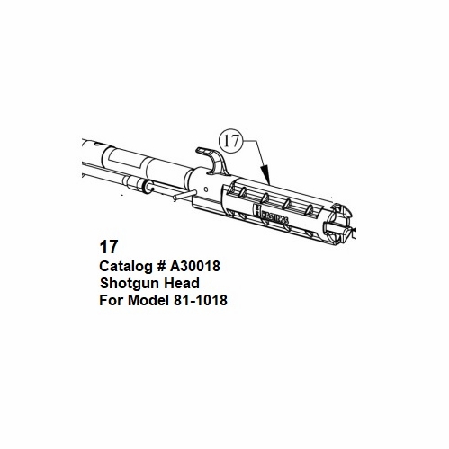 Hastings A30018 Shotgun Head - 81-1018