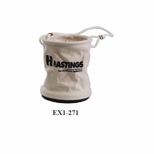Hastings Ex1-271 Small Mini-Bucket, Canvas 6Inches Deep X 4 Inches Diameter